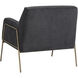 Cybil Polo Club Kohl Grey Lounge Chair